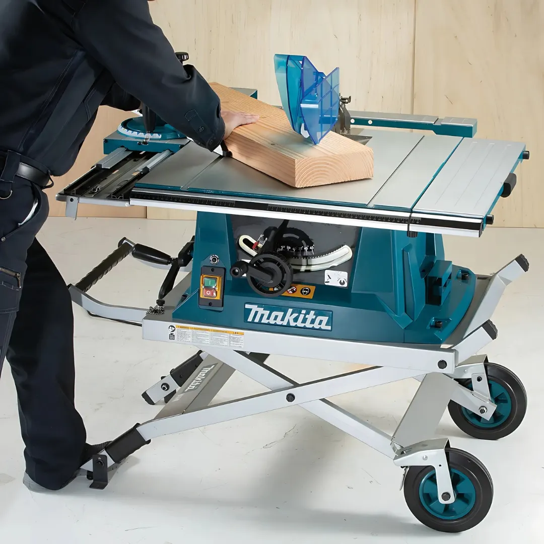 1755141422-1 Makita MLT100NX1 Zaagtafel inclusief onderstel - 1500W - 260 x 30mm - Bild 1